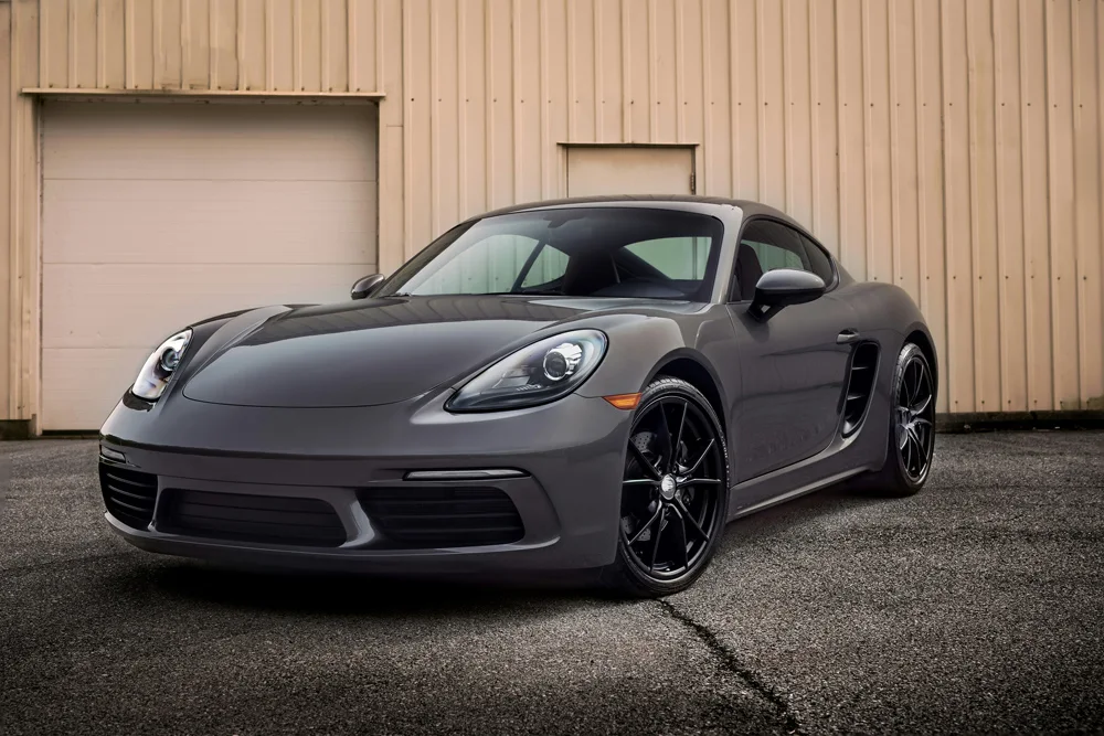 Car parked in garage